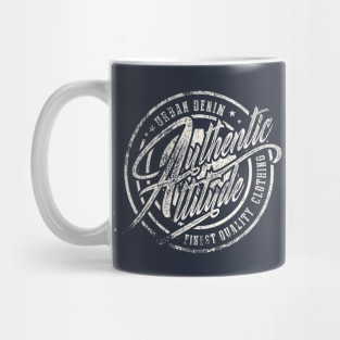 Varsity Authentic Attitude Vintage Typography Mug